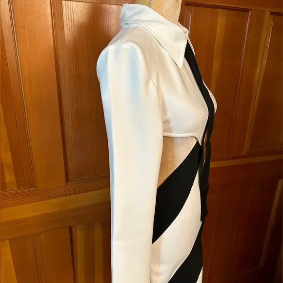 Cut Out Tie Mini Dress - Picture 13 of 16